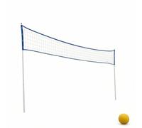 Generic Portable Volleyball Net Kit With Sturdy PVC Tubes Adjustable Height Positions Volleyball Pump Anchors And Carrying Bag Suitable for grass courts beach play school activities community matches