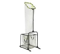 Generic Portable Volleyball Net Training System With Adjustable Target Hoop Metal Construction Smooth Caster Wheels Ball suitable for precision indoor gyms outdoor courts home practice