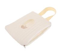 Generic Portable Wet Wipe Pouch with Cute Bunny Design Reusable Wipe Carrying Bag Dispense Lightweight Compact and Spacious Container for Parents the Go