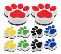 Generic Portable Whiteboard Erasers 10Pcs Magnetic EVA Felt Cartoon Style for Home Office Presentations and Meetings Reusable