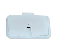Generic Portable Wipe Warmer Thermostat Temperature Control USB Wet Wipe Heater Light Blue for Baby Mouth Hands Excellent ABS Material