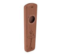 Generic Portable Wood Kazoo Easy to Play Musical Partner for Fun Activities Crafted From Premium Wood (Sapele)