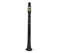 Generic Portable Woodwind Practice Sax for On-the-Go Fun, Mini Sax for Music Enthusiasts, Bb Tune Pocket Saxophone for Anywhere Joy, with Reed Bag, Applicable for Musicians