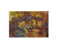 Generic - Poster Art Canvas Painting Decor Wall Print Photo Home Modern 08x12inch(20x30cm) - Impressionist Art - Claude Monet - The Japanese Footbridge