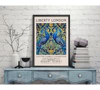 Generic Poster of a William Morris Print, Peacock William Morris Exhibition Print, Gold William Morris Poster, Vintage Wall Art, Textiles Art, Vintage Poster (3) (A3 11.7x 16.5 in)