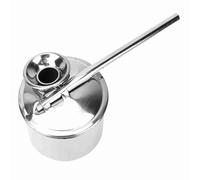 Generic Pottery Atomizer Premium Stainless Steel Metal Spray Tool for Ceramic Painting Enamel Sprayer for Clay Works (Stainless Steel 2)