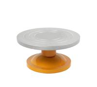 Generic Pottery Turntable Clay Wheel Sculpting Wheel Rotating Centering Groove Stand With Steel Construction And Stable Circular Base Suitable for pottery, 25cm