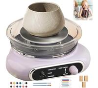 Generic Pottery Wheel Electric Ceramic Machine - Ideal For Beginners And Adults, Forward And Reverse Adjustable Turntable - Perfect For Clay Art Work And Creations