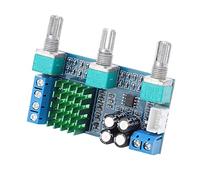 Generic Power Amplifier Board PCB Digital Volume Control Board TPA3116D2 2x80W DC 12 to 24V Dual Channel Treble Bass Adjustment for Equipment Instruments Control Circuits