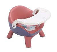 Generic Power Chair for Young Children, Avoid The Removable Sliding Plate Chair for Daily Use (Coral Red)
