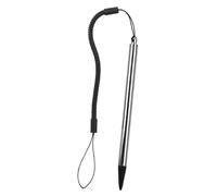 Generic Practical Resistive Touch Pen with Spring Rope for POS PDA Navigator, Perfect Tool for Writing on Screen, Compatible with Resistive Mobile Phones, Tablets, MP4, MP5, Navigators (Silver)
