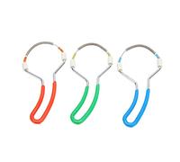 Generic Practical Tool of The Spring Facial Shoulder for Quick Hair Removal in The Upper Lip, Portable for Entrepreneurs, 3 Stainless Steel Pieces.