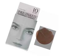 Generic Pre Inked Mapping String for Eyebrow Design, White Microblading Thread 32.8ft for Shaping Symmetrical Eyebrows, Durable Silk Material