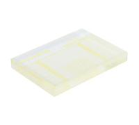 Generic Precise Phonograph Tonearms VTA Azimuth Gauge for Accurate Alignment Ruler for Record Player Parts, Acrylic Yellow+Transparent 67 X 48 X 8mm Fits Tonearm VTA Balance and Azimuth Adjustment