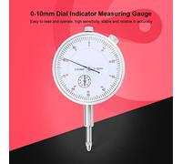 Generic Precision 0-10mm Dial Indicator Meter Tool with 0.01mm Accuracy for Mechanics and Engineers