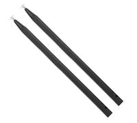Generic Precision Black Disc Stylus Pens for Mobile Phones & Tablets, Transparent Capacitive Touch Screen Stylus with Replaceable Tips for Accurate Marking, 2PCS