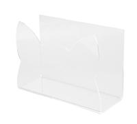 Generic Premium Acrylic Mail Holder Sturdy Clear Desk Letter Stand for Office School for Letters Bills Business Cards