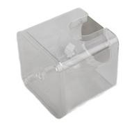 Generic Premium Aluminum Plate Hamster Water Cube Cooling House for Small Pets, 1.3lb Water Capacity, for Gold Bear Hamster Sugar Glider, Durable PS & Aluminum Alloy, 5.5x5.5x5.5in (Transparent)