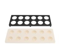 Generic Premium Aluminum Ravioli Maker 12 Holes Homemade Square Dumpling Tool for Home Kitchen