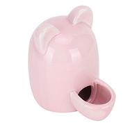 Generic Premium Ceramic Pet Waterer for Small Pets with Leakproof Design and Quiet Operation for Hamsters and Chinchillas, Pink, 250ML