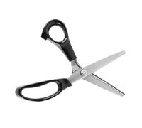 Generic Premium Dressmaking Pinking Shears with Stainless Steel Blades and Anatomical Handles for Fabric and Leather, 23 Cm (3mm)