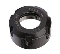 Generic Premium ER40 ER32 ER25UM Clamping Nuts Ergonomic Design Carbon Steel Nuts Fit CNC Milling Lathe Black 3 Sizes (ER25 UM)