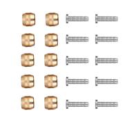 Generic Premium Hydraulic Disc Brake Olive Insert Replacement BH90 BH59 Anti-Rust Toughness Fits Perfectly for M355 M395 M445 M446 M447 and More 10 Sets (BH90)