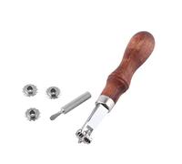 Generic Premium Leather Sewing Spacer Embossing Tool Kit for Even Stitching and Pilot Marking with Replaceable Wheels and Ergonomic Handles for Leathercraft Projects