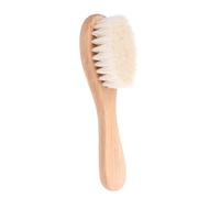Generic Premium Mango Wooden Handle Hair Brush, Newborn to Toddler, Soft, Durable, Reusable & Safe, Total Length 15 cm / 5.91 inches, Brush Head 6 cm / 2.36 inches