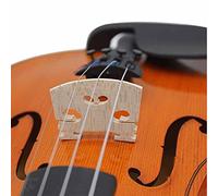 Generic Premium Maple Violin Bridge Set for Instrument Learners, 5 Pcs with Smooth Finish and Professional Design (1/4 Violin Keyboard Set of Five)