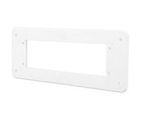 Generic Premium Plastic Adapter Plate for MS-RA70N Marine Radio System Smooth Installation for Yachting Community (White)