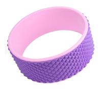 Generic Premium Rose Red Sports Yoga Wheel for Back Bends and Relaxation, Soft Skin-Friendly Design, Ideal for Home Gym and Yoga Studios
