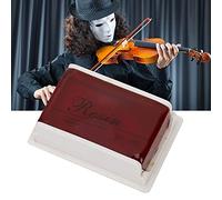 Generic Premium Rosin for Violin Viola Cello with Great Grip and Low Dust for Improved Bow Articulation and Sound Quality Violin Viola Cello Rosin 36g Red Yellow (Red)