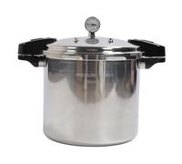 Generic Pressure Cooker, Canning Supplies Pressure Canner with Thickened Aluminum Alloy 23L Large Capacity Polished Cooker for Induction Gas Stove Open