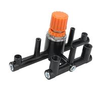 Generic Pressure Regulator Valve Fit Part, Aluminum Alloy Material, M5 G1/4 G1/8, Connecting Bracket Air Compressor Pressure System, Light Weight with Good Strength, Versatile and