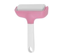 Generic Printmaking Roller Kit with Tweezers for Fabric Leather Paper Crafting Tools 11.5x17cm (Pink)
