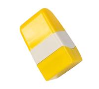 Generic Privacy Protection Seal Roller Stamp for Express Waybill, Yellow Plastic Garbled Code Stamper for Confidential Address and Personal Information Security