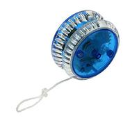 Generic Professional 1.57x2.36 inch LED Plastic Trick Yoyo Cartoon Responsive Yoyo Portable for Kids Adults Blue