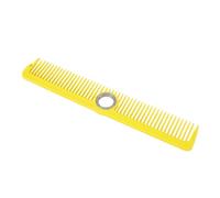 Generic Professional Barber Comb with Rotatable Spinner Center for Effortless Hair Styling and Trimming - Anti Static Heat Resistant Plastic 8.27x1.38in (Yellow)