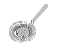 Generic Professional Cocktail Strainer for Bar Bartending Ice Cubes Filter for Restaurants Parties (Silver)
