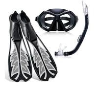 Generic Professional Diving Fins Set Powerful Propulsion for Beginners and Experienced Divers (L)