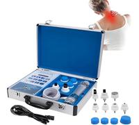 Generic Professional ED Shockwave Therapy Device, Extracorporeal Shock Wave Machine with 7 Massage Heads, 50-105MJ Energy, Deep Muscle Massager for Full Body Pain Relief & Recovery (A)
