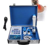 Generic Professional ED Shockwave Therapy Machine, Extracorporeal Shock Wave Device with 7 Massage Heads & 50-105MJ Energy Adjustment, Deep Tissue Massager for Pain Relief, Muscle Recovery (A)