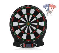 Generic Professional Electronic Hanging Dartboard LCD Scoring For Target Games Dart Game With 6pcs Darts, High-grade Material, Suitable For Home Entertainment