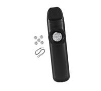 Generic Professional Kazoo Adjustable Tone Wind Musical Instrument Flute Membrane Compact Pp Resin Easy to Carry Suitable for Gift Giving Parties Home Enterta, black