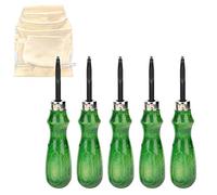 Generic Professional Leather Edge Beveler Tool Precision Alloy Steel for Leather Craft Green 0.6mm-1.4mm Thickness (Alloy Steel 5)