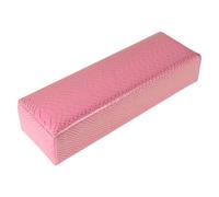 Generic Professional Manicure Hand Pillow with Environmental-friendly Pu Leather and Sponge Material, Fashion Pink Armrest Manicure Tool Fits Manicuring Table for Nail Display and Makeup