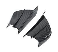 Generic Professional Manufacturing Motorcycle Aerodynamic Wing Carbon Fibre Style Side Fairings Winglets for Sport Performance Enhancement, Glossy Carbon Fiber, 2 X Wind Wing for Motorcycle Lovers
