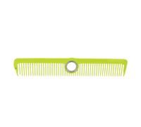 Generic Professional Rotatable Cutting Comb, Anti-Static Heat Resistant Barber Hair Comb with Fidget Spinner Design, Salon Hairdressing Styling Tool (Green)
