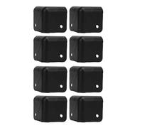 Generic Professional Speaker Corner Protectors, Strong Iron Guards for Amplifiers, 48x48mm Size, 8pcs Guards for Stage Speakers